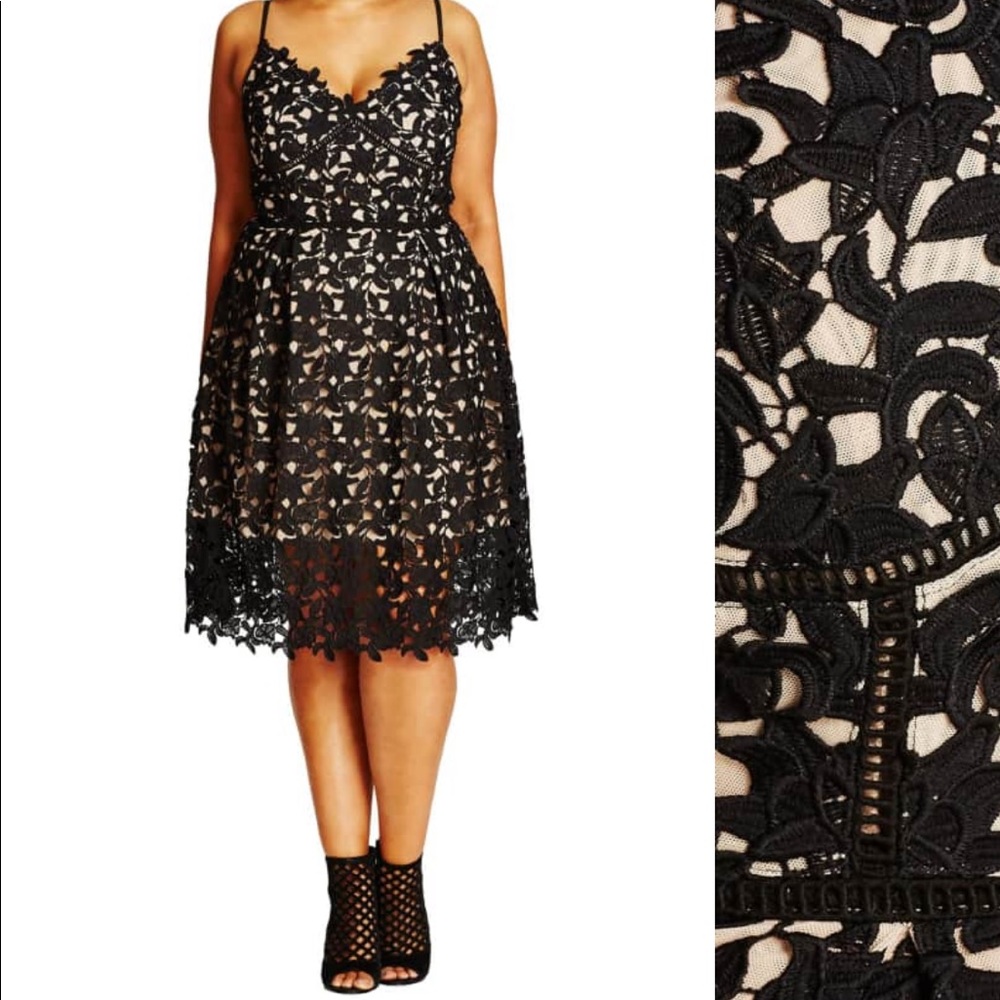 City Chic So Fancy Lace Dress - NWT 16